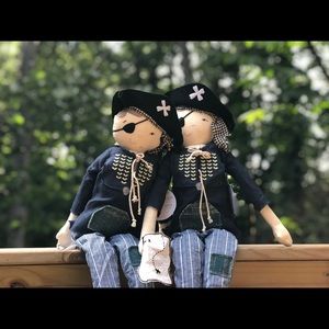 Discontinued Pottery Barn Kids pirate doll. NWT